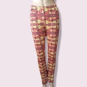 Cozy Camel Leggings Lined Sz Medium